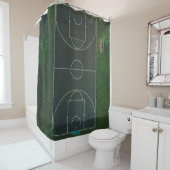 Rideaux De Douche Joli basket-ball (En situation)
