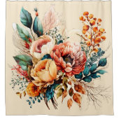 Rideaux De Douche Joli bouquet de chute de boho (Devant)