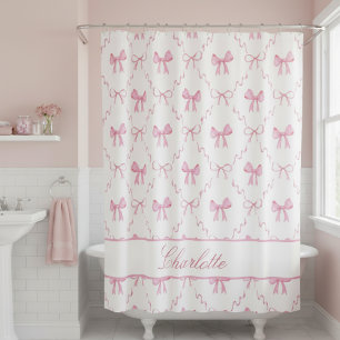 Rideaux De Douche Joli cou rose
