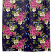 Rideaux De Douche Joli décor fleuri attirant l'oeil (Devant)