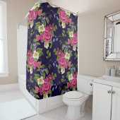 Rideaux De Douche Joli décor fleuri attirant l'oeil