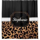 Rideaux De Douche Joli Empreinte de léopard (Devant)