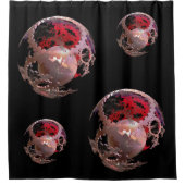 Rideaux De Douche Joli en Cogs Rose (Devant)