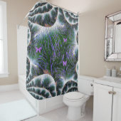 Rideaux De Douche Joli jardin de lavande....... (En situation)