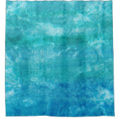 Rideaux De Douche Joli Motif bleu turquoise (Devant)
