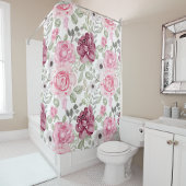 Rideaux De Douche Joli motif floral décoratif accrocheur