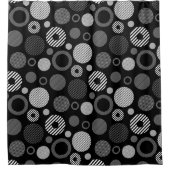 Rideaux De Douche Joli motif géométrique décoratif accrocheur (Devant)