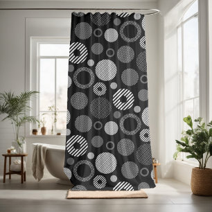Rideaux De Douche Joli motif géométrique décoratif accrocheur