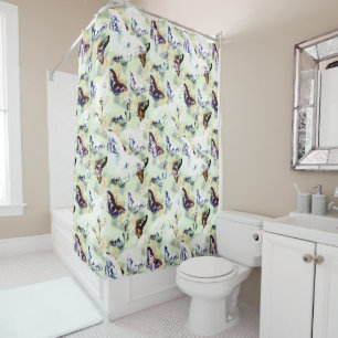 Rideaux De Douche Joli papillon élégant