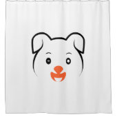 Rideaux De Douche Joli rose (Devant)
