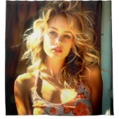 Rideaux De Douche Jolie Dame (Devant)