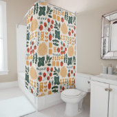 Rideaux De Douche Jolie décoration fleurie qui attire l'attention (En situation)