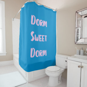 Rideaux De Douche Jolie dortoir en bleu et rose