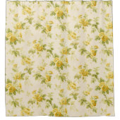 Rideaux De Douche Jolie ferme jaune d'or Floral (Devant)