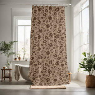 Rideaux De Douche Jolie graine de café décorative