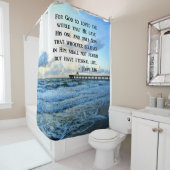 RIDEAUX DE DOUCHE JOLIE JOHN 3:16 OCEAN PHOTO DESIGN (En situation)