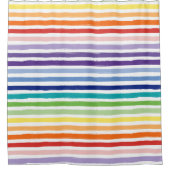 Rideaux De Douche Jolie salle de bain Motif arc-en-ciel (Devant)