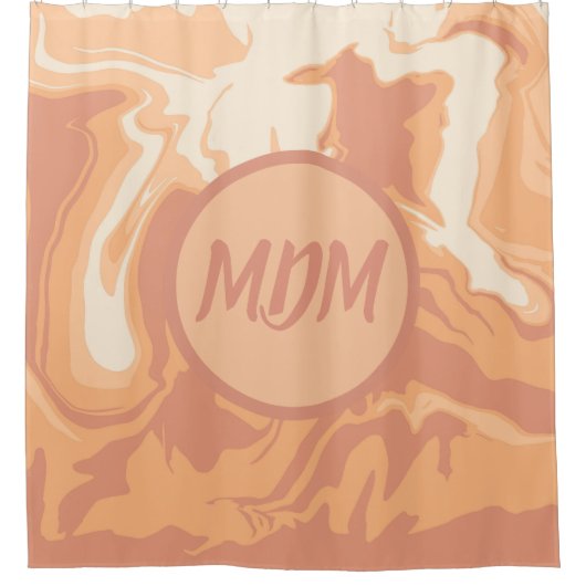 Rideaux De Douche Jolies pinces de pêche (Devant)