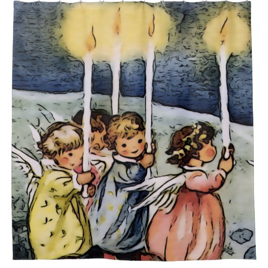 Rideaux De Douche jolis anges (Devant)