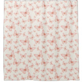 Rideaux De Douche Jolis papillons roses (Devant)