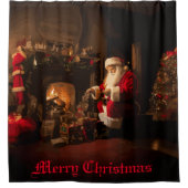 Rideaux De Douche Jolly Old Saint Nick (Devant)