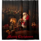 Rideaux De Douche Jolly Old Saint Nick (Devant)