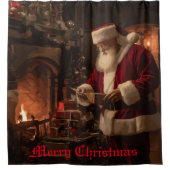 Rideaux De Douche Jolly Old Saint Nick (Devant)