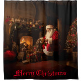 Rideaux De Douche Jolly Old Saint Nick (Devant)