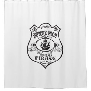 Rideaux De Douche Jolly roger Pirate