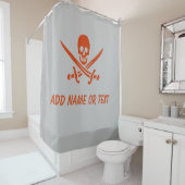 Rideaux De Douche Jolly roger pirate (En situation)