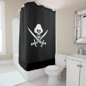 Rideaux De Douche Jolly roger pirate (En situation)