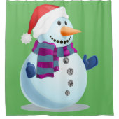 Rideaux De Douche Jolly Snowman (Devant)