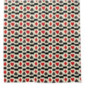 Rideaux De Douche Jouer aux cartes Quartet (Devant)