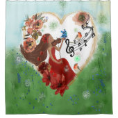 Rideaux De Douche Jouer un violon (Devant)