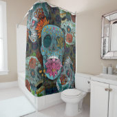 Rideaux De Douche Jour Des Morts (En situation)