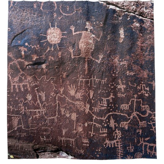 Rideaux De Douche Journal Rock Petrified Forest National Park (Devant)