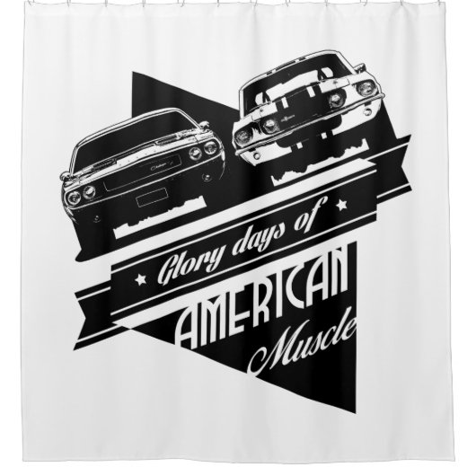 Rideaux De Douche Jours de gloire de muscle (Devant)