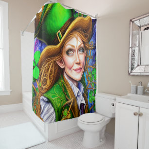 Rideaux De Douche Jovial Green St Patrick's Day