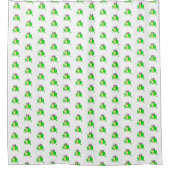 Rideaux De Douche Joyeuse Grenouille de fête (Devant)