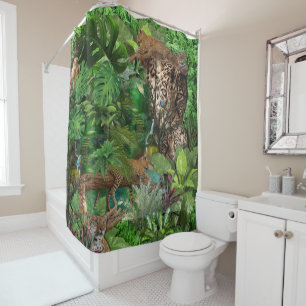 Rideaux De Douche Joyeuse jungle africaine