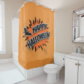 Rideaux De Douche Joyeux Halloween (En situation)