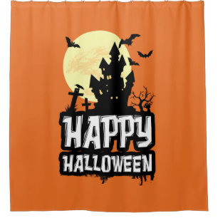 Rideaux De Douche Joyeux Halloween