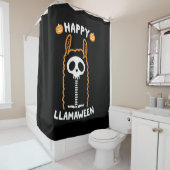 Rideaux De Douche Joyeux Llamaoween (En situation)