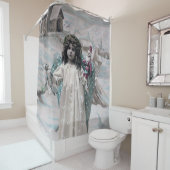 Rideaux De Douche Joyeux Noel (En situation)