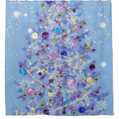Rideaux De Douche Joyeux Noël - Arbre de Noël (Devant)