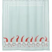 Rideaux De Douche Joyeux Noël scandinave Gnomes (Devant)