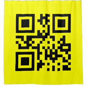 Rideaux De Douche ‹ Joyeux visage souriant Emoji — Code QR