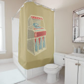 Rideaux De Douche Juke-box (En situation)