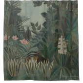 Rideaux De Douche Jungle tropicale Rousseau Artiste célèbre (Devant)