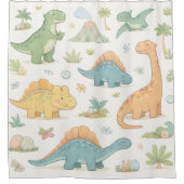 Rideaux De Douche Jurassic Friends (Devant)